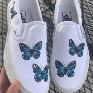 blue butterfly vans:)